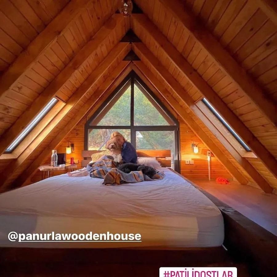 Panurlawoodenhouse Oezel Havuz& Sauna Mavi Turcia