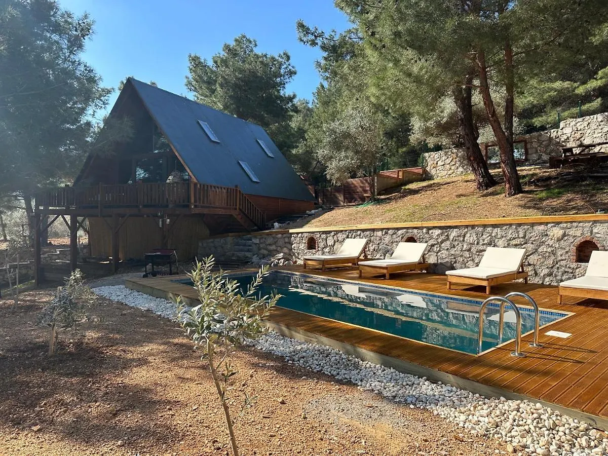 Panurlawoodenhouse Oezel Havuz& Sauna Mavi 0*, Urla