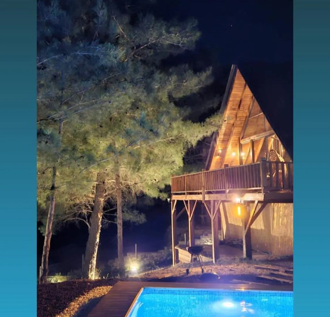 Chaletu Panurlawoodenhouse Oezel Havuz& Sauna Mavi