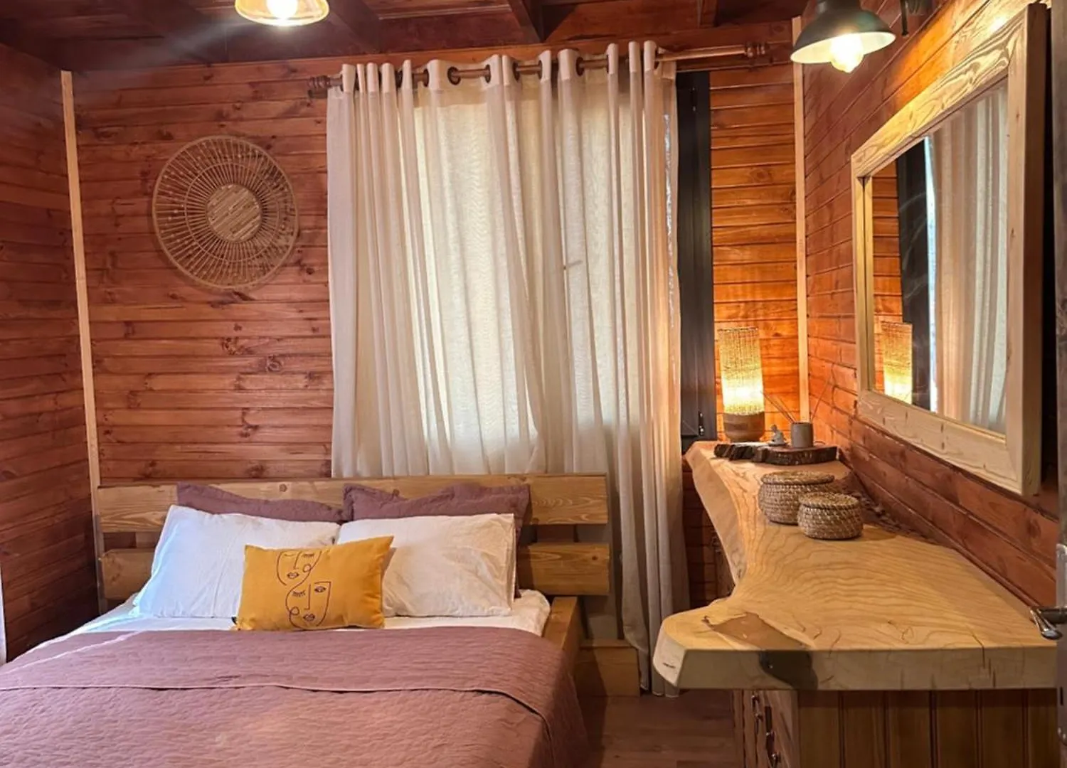 Panurlawoodenhouse Oezel Havuz& Sauna Mavi Chaletu