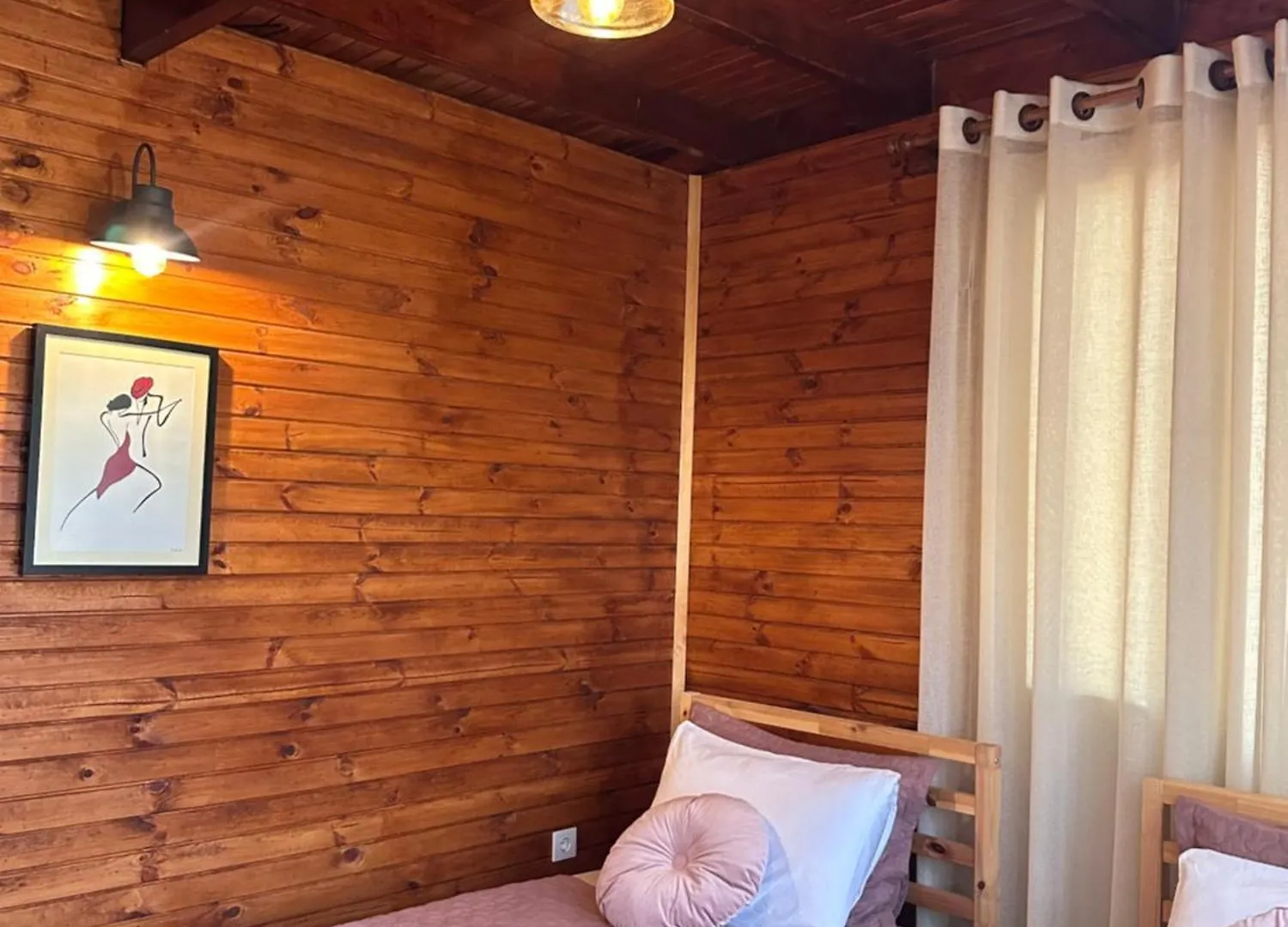Panurlawoodenhouse Oezel Havuz& Sauna Mavi Chaletu