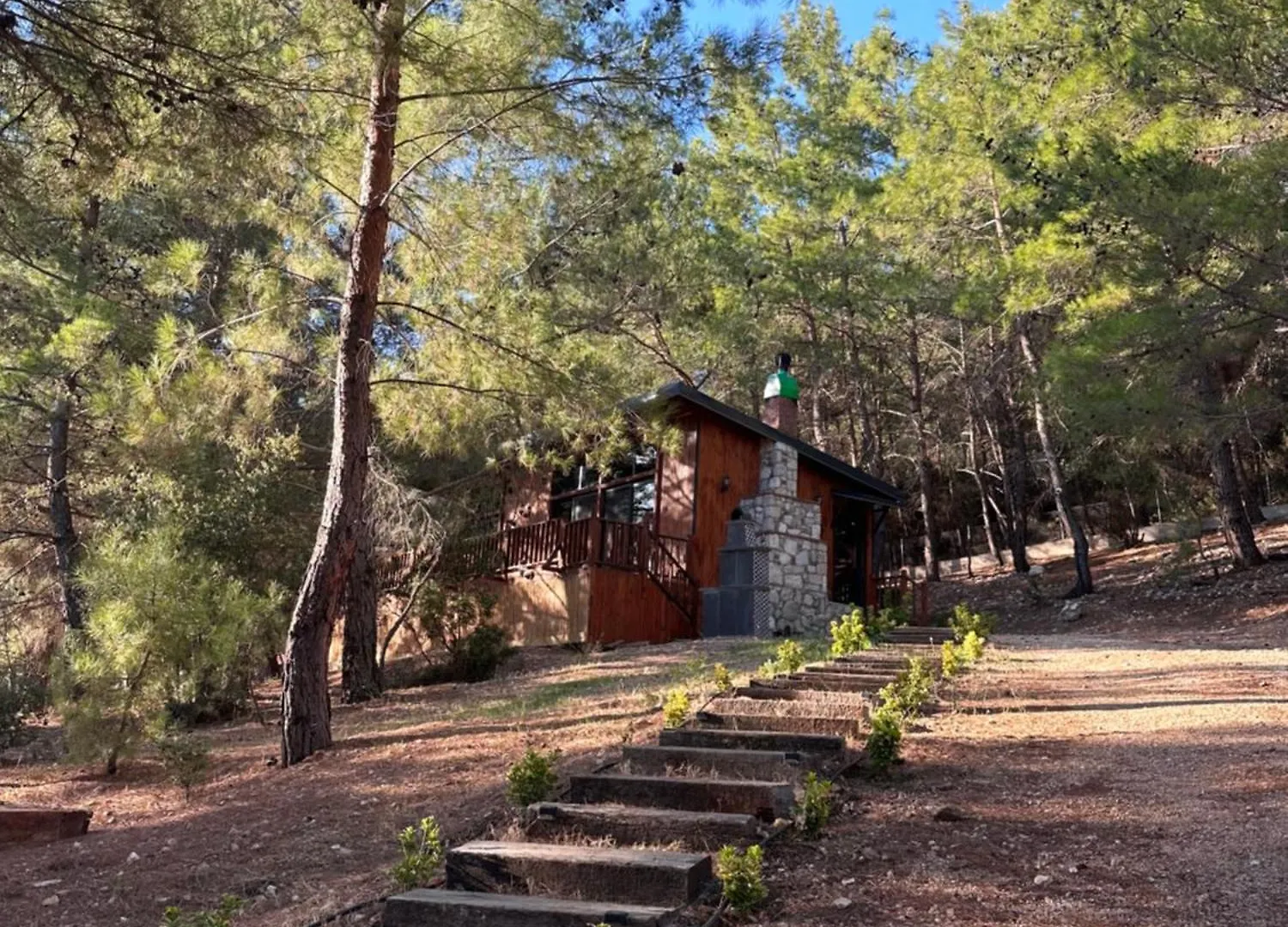 Panurlawoodenhouse Oezel Havuz& Sauna Mavi Urla